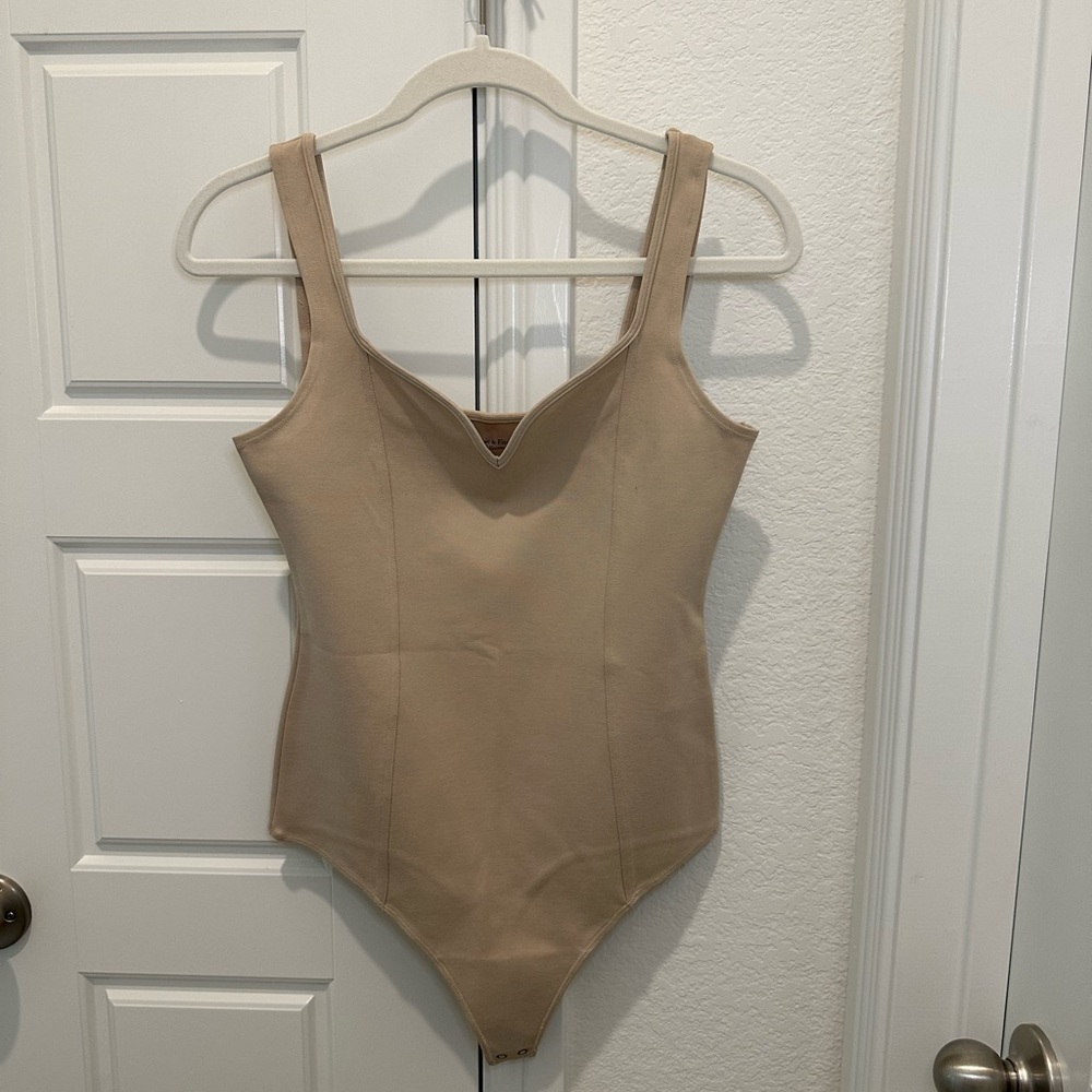 Tan bodysuit - new with tags